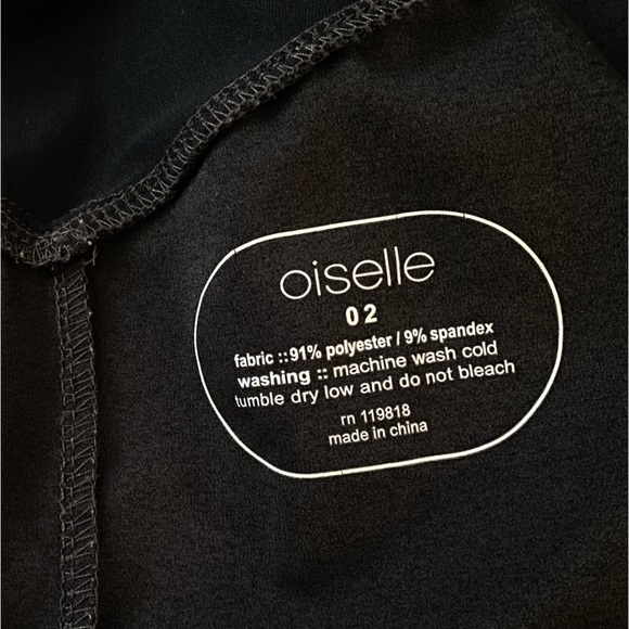 Oiselle Women's Third Eye Tank in Black, Size 2, XS - Picture 5 of 6